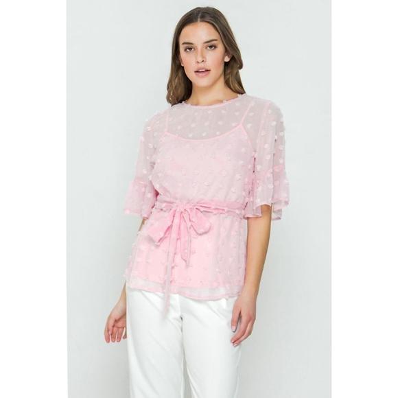 Rachell`s Boutique Tops - A Pom-pom Top